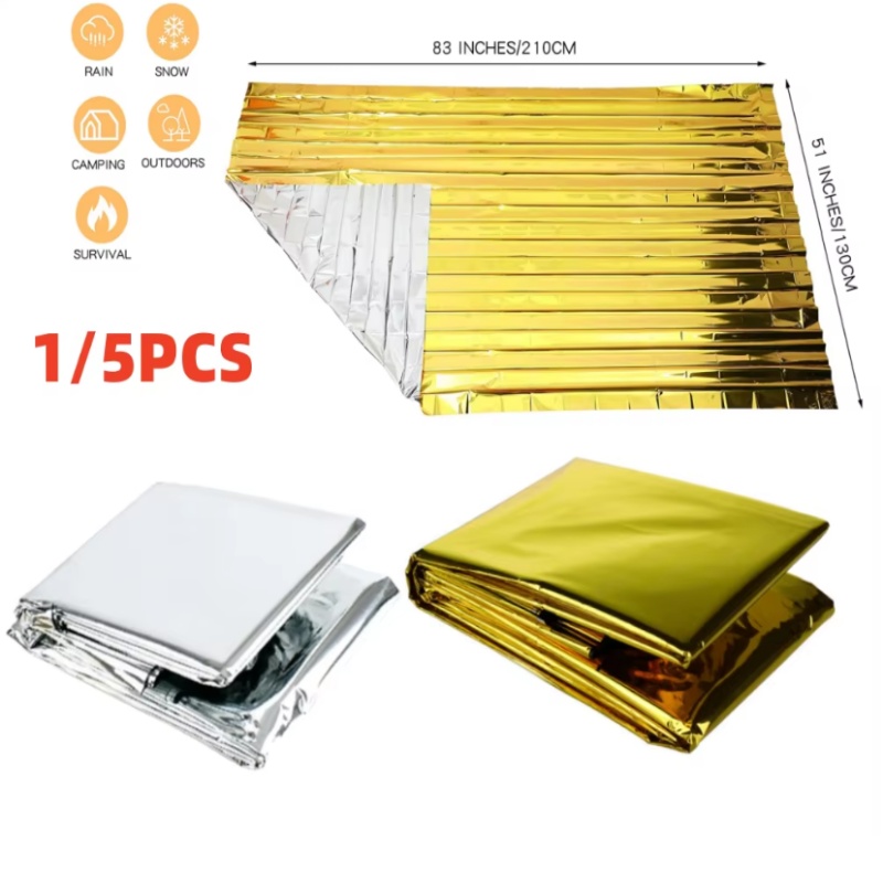 130x210cm Heavy‑Duty Mylar Foi - đánh giá và giá Survival Blanket Reflective