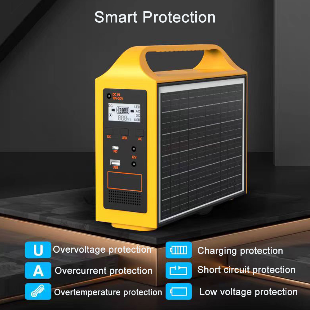 100W LiFePO4 Portable Power St - đánh giá và giá Solar Emergency Charger